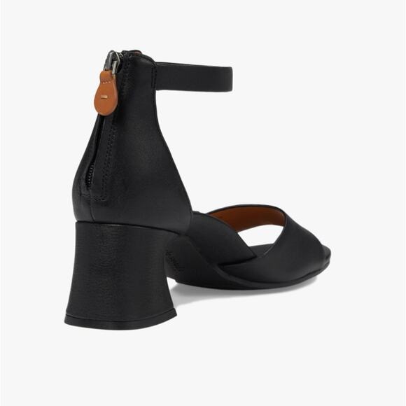 Gentle Souls Kenneth Cole Iona Heels 6 Black Leather NWOT Pumps Sandals Comfort - Picture 2 of 10